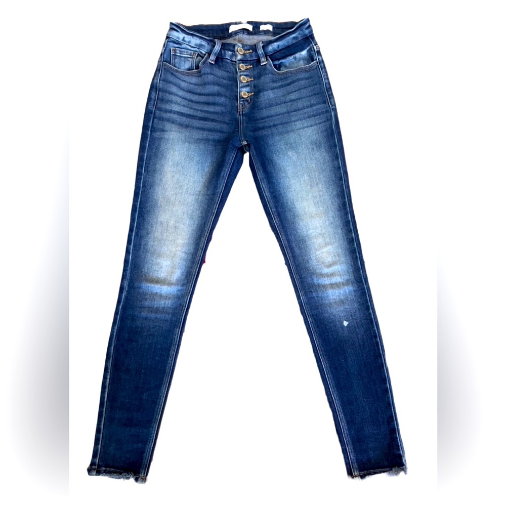 KanCan Kurvy Mid Rise Skinny Jeans ~ Size 26